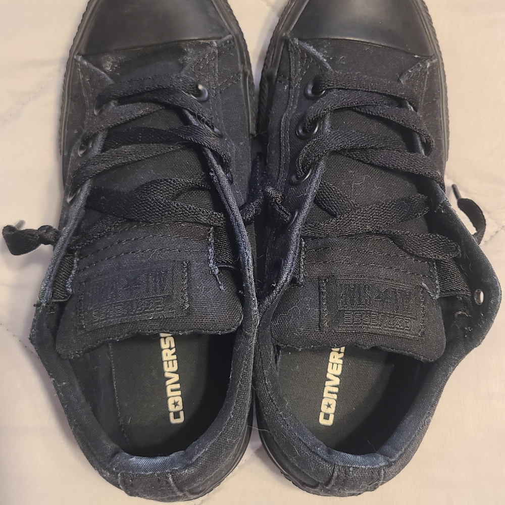 Converse All Star-Dark Black Low-Top Sneakers